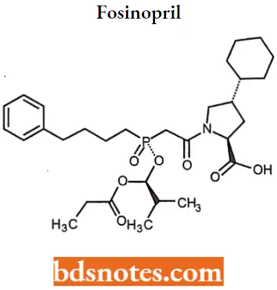 Hypertensive Agents Fosinopril