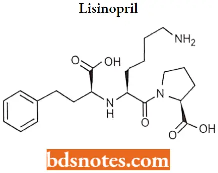 Hypertensive Agents Lisinopril