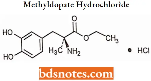 Hypertensive Agents Methyldopate Hydrochloride