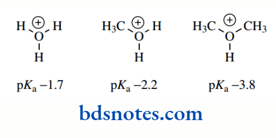 Acids And Bases Alcohols are somewhat less basic than water