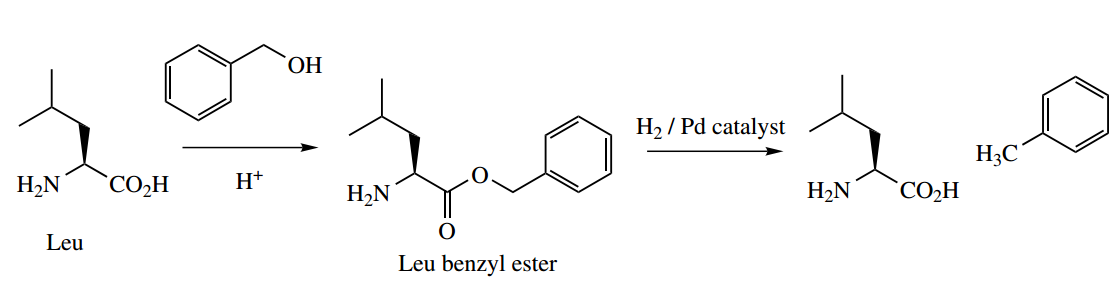 Amino Acids Peptides And Proteins Protection Of Carboxyl Group Benzyl Ester