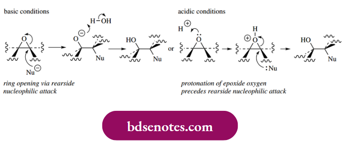 Electrophilic Reactions These Reactions Epoxides, like cyclic halonium ions, undergo