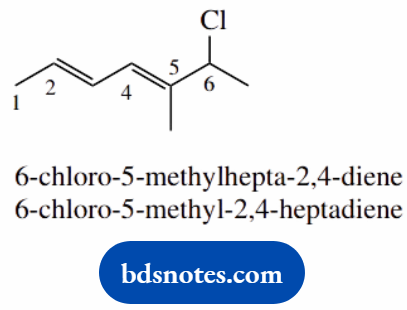 Molecular Representations And Nomenclature Heptadiene