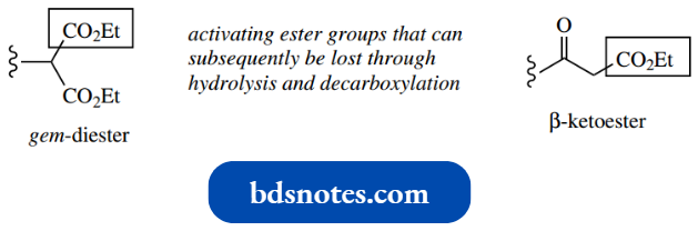 Nucleophilic Reactions Involving Enolate Alpha And Beta Protons