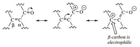 Nucleophilic Reactions Involving Enolate Beta Carbon Is Electrophilic