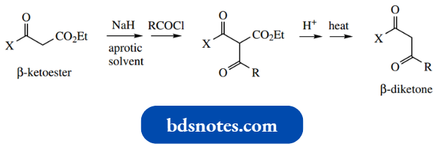 Nucleophilic Reactions Involving Enolate Decarboxylation Reaction