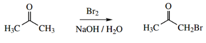 Nucleophilic Reactions Involving Enolate Halogenation