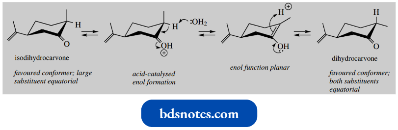 Nucleophilic Reactions Involving Enolate Isodihydrocarvone And Dihydrocarvone.