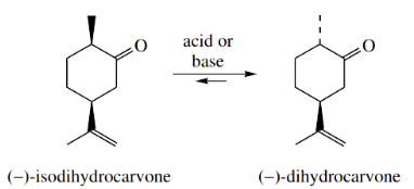Nucleophilic Reactions Involving Enolate Isodihydrocarvone And Dihydrocarvone