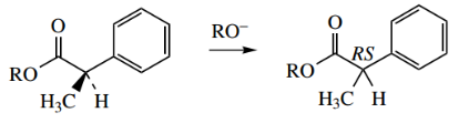 Nucleophilic Reactions Involving Enolate Racemization