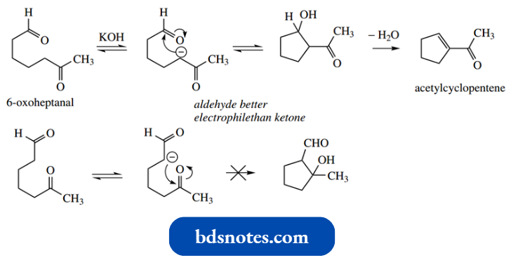 Nucleophilic Reactions Involving Enolate The Ketoaldehyde Product