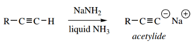 Nucleophilic Reactions Of Carbonyl Groups Acetylenes With A Hydrogen Atom