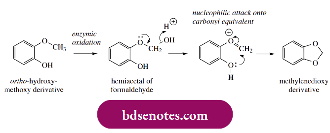 Nucleophilic Reactions Of Carbonyl Groups Methylenedioxy Group Common Bidentate Substituent