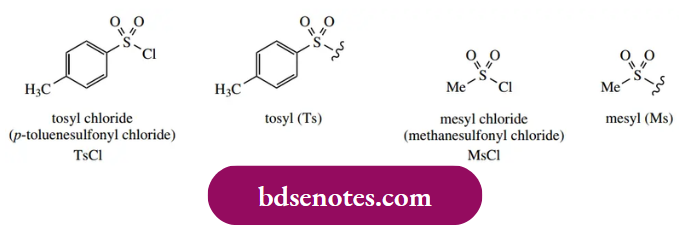 Nucleophilic Reactions Of Carbonyl Groups Sulfonate Esters From Alcohols Are P-Toluenesulfonyl Chloride, Known As Tosyl Chloride, And Methanesulfonyl Chloride, Known As Mesyl Chloride