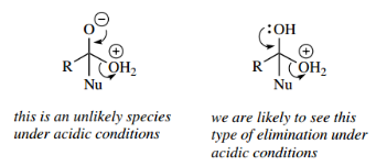Nucleophilic Reactions Of Carbonyl Groups The Potential Leaving Group
