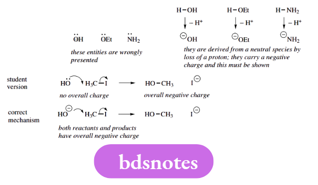 Reaction Mechanisms Mistakes With Formal Charges