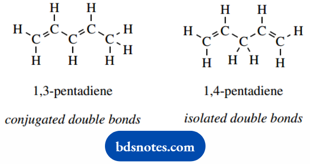 Atomic Structure And Bonding Conjugated Double And Isolated Double Bonds