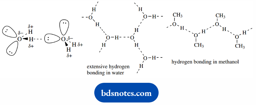 Atomic Structure And Bonding Hydrogen Bonding In Methanol