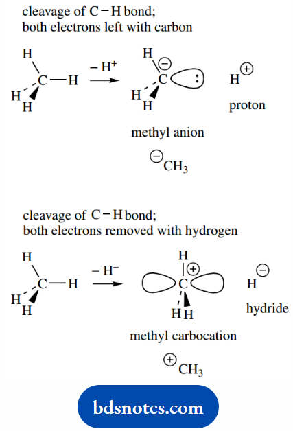 Atomic Structure And Bonding Methyl Anion And Methyl Carbocation