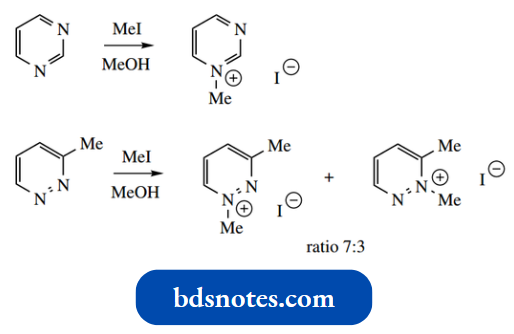 Heterocycles Alkyl Halides Give Mono Quaternary Salts