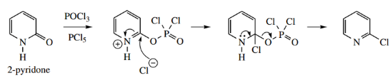 Heterocycles Chloropyridines By The Use Of Phosphorus Oxychloride