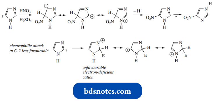 Heterocycles Electrophilic Substitution