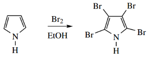 Heterocycles Pyrrole Is Very Reactive Towards Electrophiles