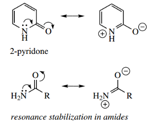 Heterocycles Resonance Stabilization In Amides