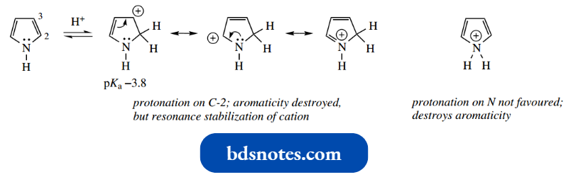 Heterocycles This Is Reflected In The Basicity Of Pyrrole
