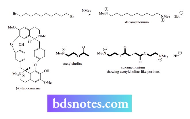 Nucleophilic Reactions Nucleophilic Substitution Curare-Like Muscle Relaxants Quaternary Ammonium Salts