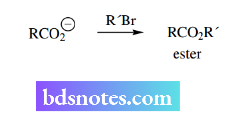 Nucleophilic Reactions Nucleophilic Substitution Ester