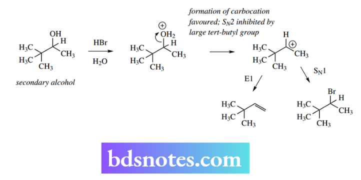Nucleophilic Reactions Nucleophilic Substitution Formation of carbocation
