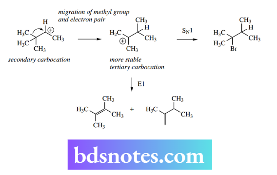 Nucleophilic Reactions Nucleophilic Substitution Migration of methyl group
