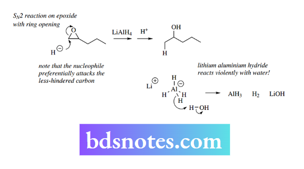 Nucleophilic Reactions Nucleophilic Substitution SN2 Reaction On Epoxide With Ring Opening