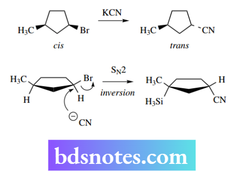 Nucleophilic Reactions Nucleophilic Substitution SN2 Reactions In Cyclic Systems