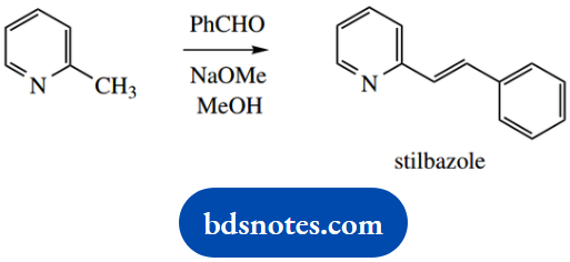 Organic Chemistry Of Pharmacy Questions And Answers 2 Methylpyridine With Benzaldehyde