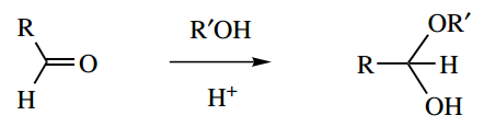 Organic Chemistry Of Pharmacy Questions And Answers Acid Catalysed Formation Of A Hemiacetal