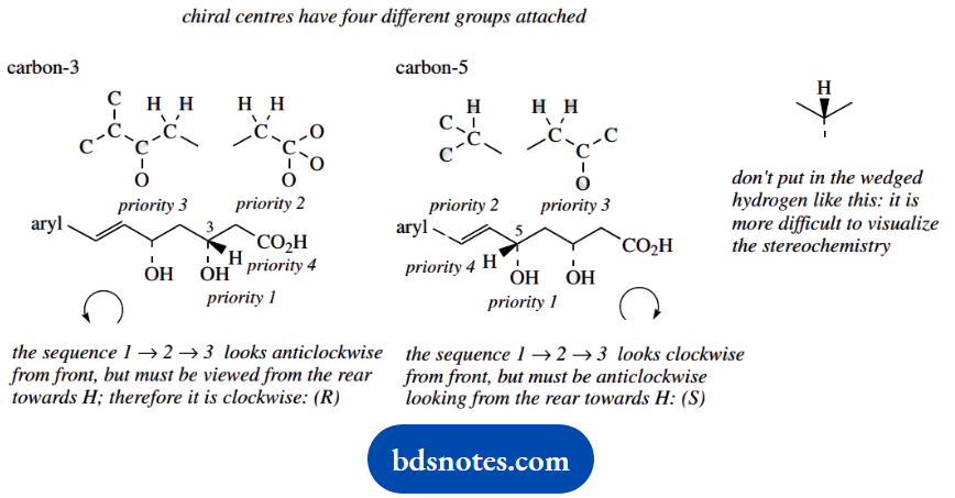 Organic Chemistry Of Pharmacy Questions And Answers Chiral Centers Looks Antclockwise From Front And Clockwise From Front