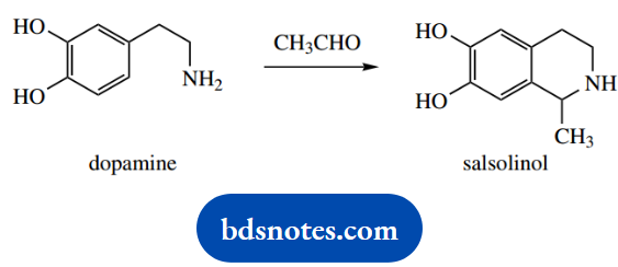 Organic Chemistry Of Pharmacy Questions And Answers Dopamine Reacts Rapidly With Acetaldehyde