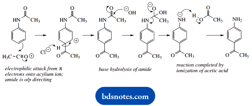 Organic Chemistry Of Pharmacy Questions And Answers Electrophilic Attack Of The Aromatic System Onto Acylium Cation