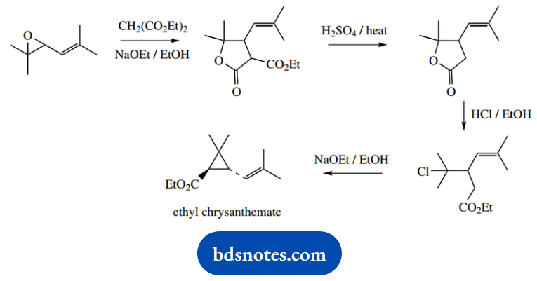 Organic Chemistry Of Pharmacy Questions And Answers Ethyl Chrysanthemate
