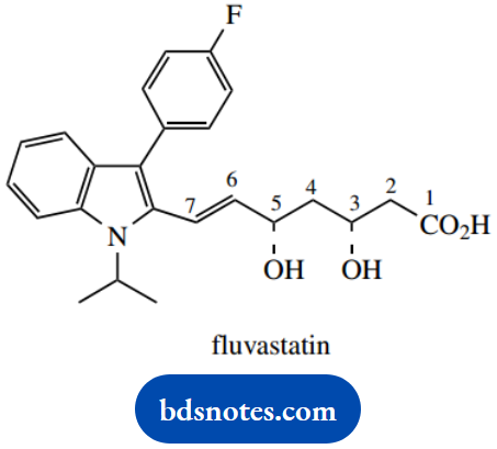 Organic Chemistry Of Pharmacy Questions And Answers Fluvastatin