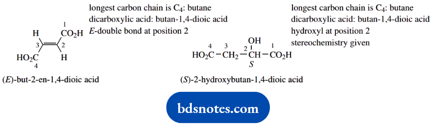 Organic Chemistry Of Pharmacy Questions And Answers Nomenclature For A Dicarboxylic Acid Follows Monocarboxylic Acid