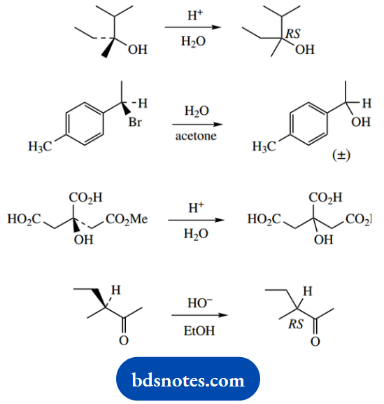 Organic Chemistry Of Pharmacy Questions And Answers Optically Active Starting Material Is Converted Into A Product That Is Optically Inactive