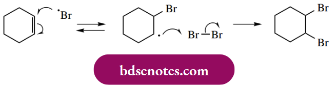 Radical Reactions A Double Bond Via Electrophilic Addition