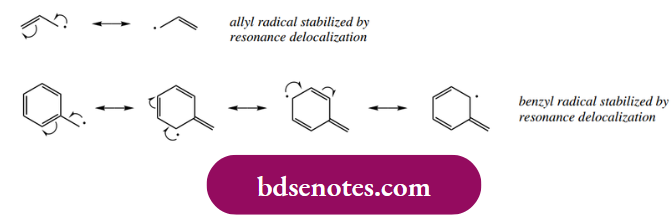 Radical Reactions The Similarity Continues, In That Resonance Delocalization