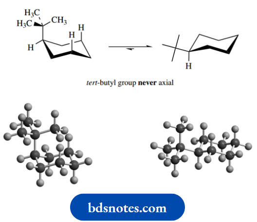 Stereochemistry A Tert-Butyl Group Will Never Be Axial