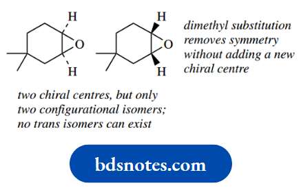 Stereochemistry Epoxycyclohexane Trans Fused