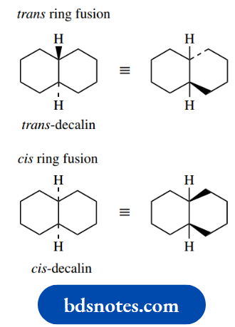 Stereochemistry Fused Ring Systems