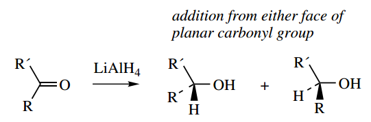 Stereochemistry The Planar Carbonyl Group With Equal Probability